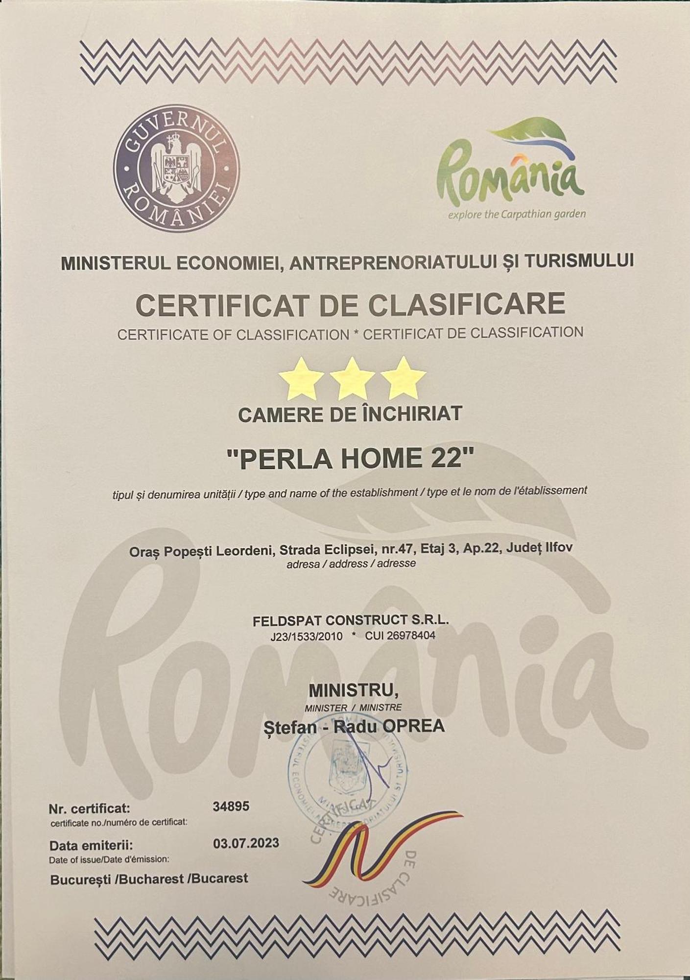 Perla Home - Studio 22 Popesti-Leordeni Εξωτερικό φωτογραφία